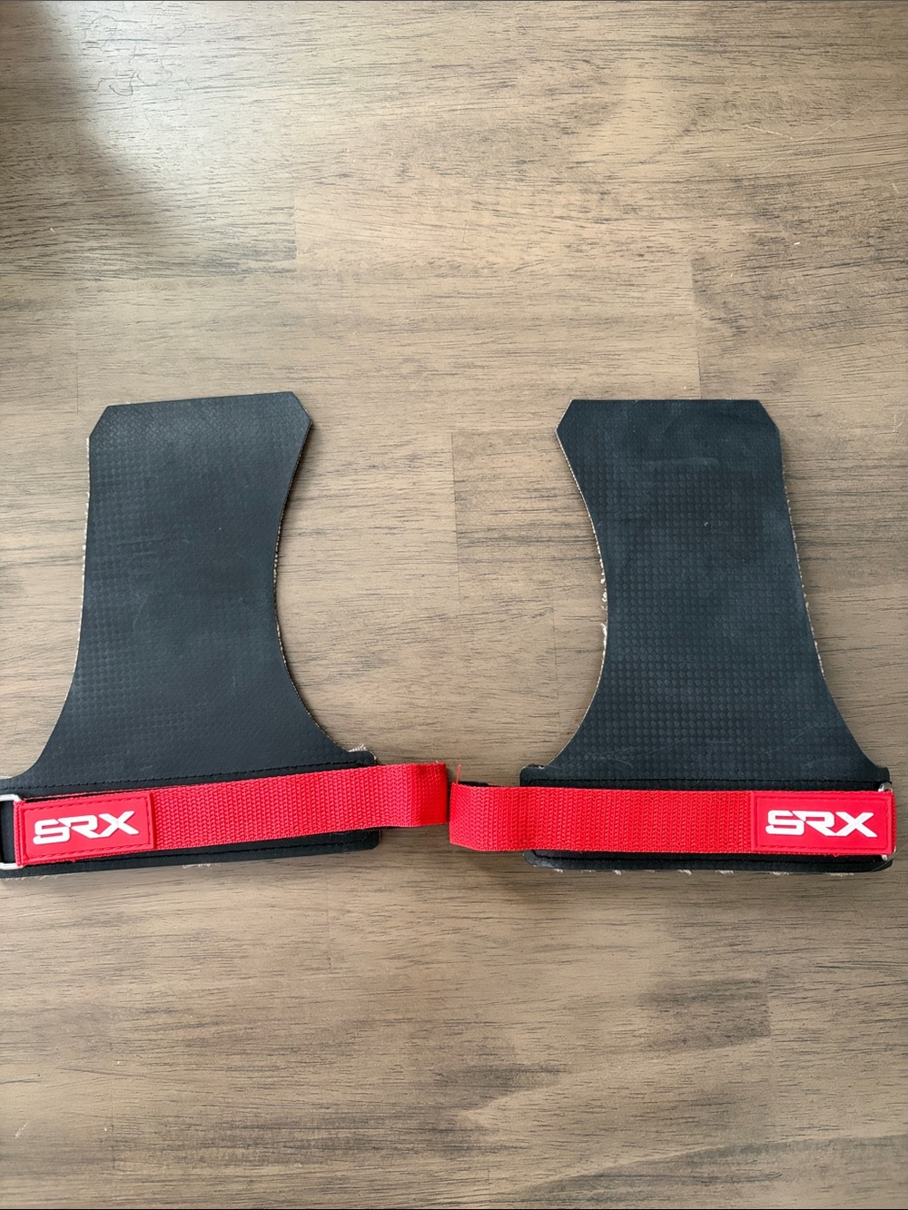 Red and Black gymnastics Grips